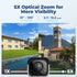 Reolink 4K IP Security Camera 5X Optical Zoom Outdoor Video Surveillance Home Security Protection 8MP PoE CCTV Camera P430-AI