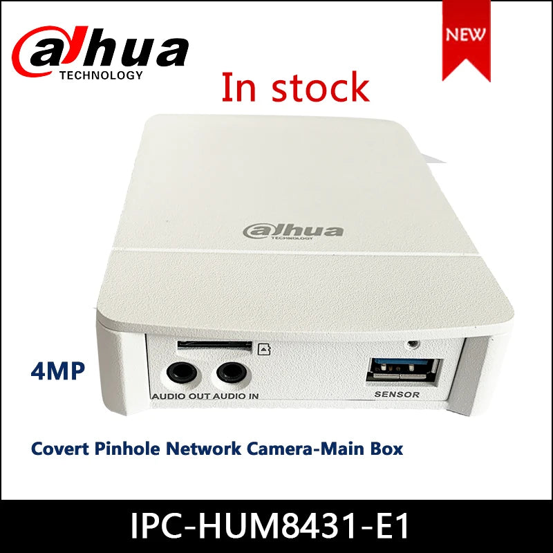 Dahua 4MP verdeckte Stiftloch-Netzwerk-Kamera IPC-HUM8431-L3 IPC-HUM8431-L4 erfordern eine Haupt-Box IPC-HUM8431-E1