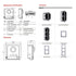 Hikvision 2MP IR HD Fish Eye DS-KD8003-IME1(B) Standard POE Video Intercom Module Modular Door Station Doorbell Main Unit