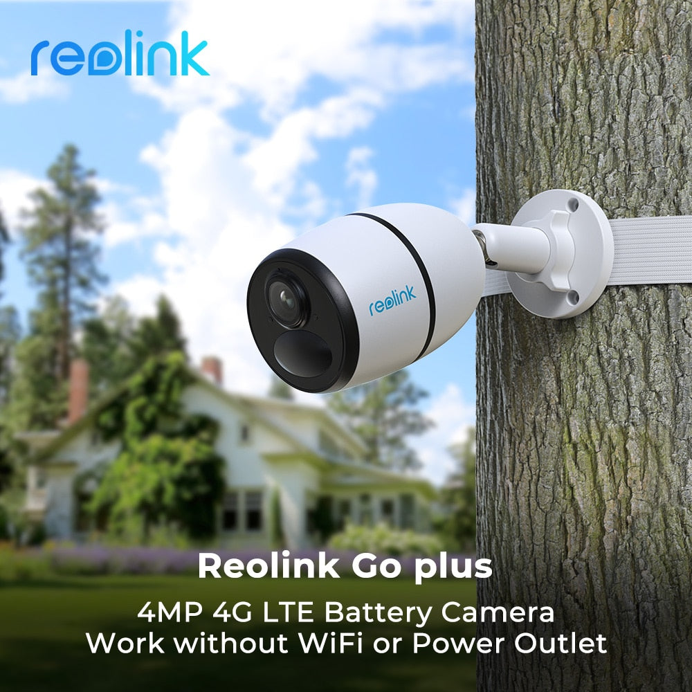 Reolink GO Plus 4MP Batterie 4G Sim Karte Netzwerk Kamera