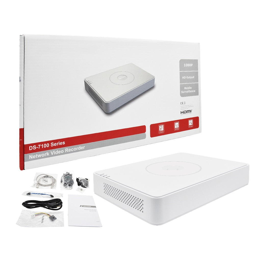 Hikvision NVR 8CH PoE DS-7108NI-Q1/8 6MP 4MP Netzwerk-Videoaufzeichnung POE Home CCTV  Überwachungs-System