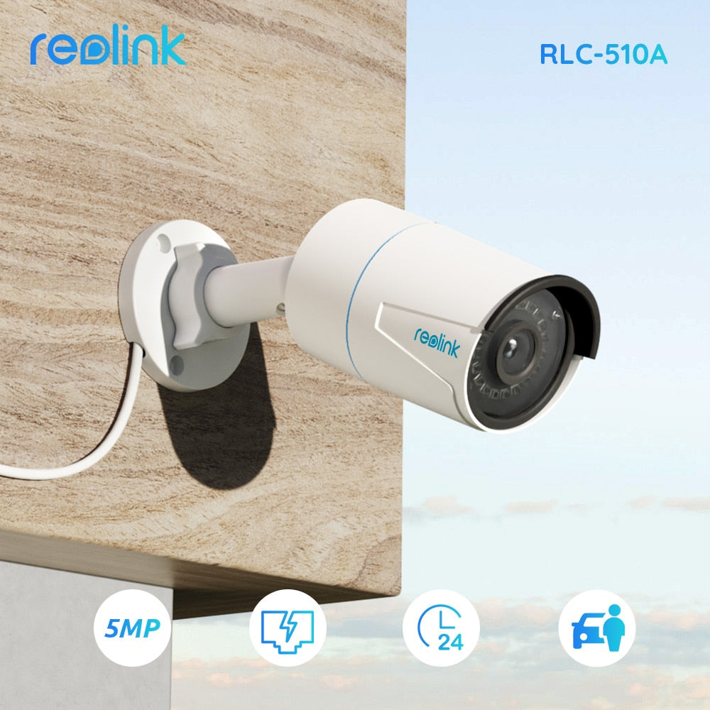 Reolink Smart IP Kamera 5MP PoE Outdoor Infrared Nachtsicht RLC-510A