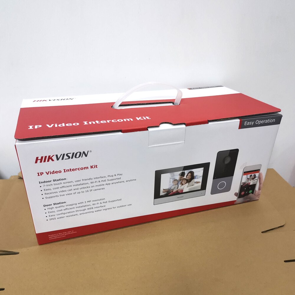 Hikvision DS-KIS603-P| IP Video Intercom Kit | DS-KV6113-WPE1| DS-KH6320-WTE1