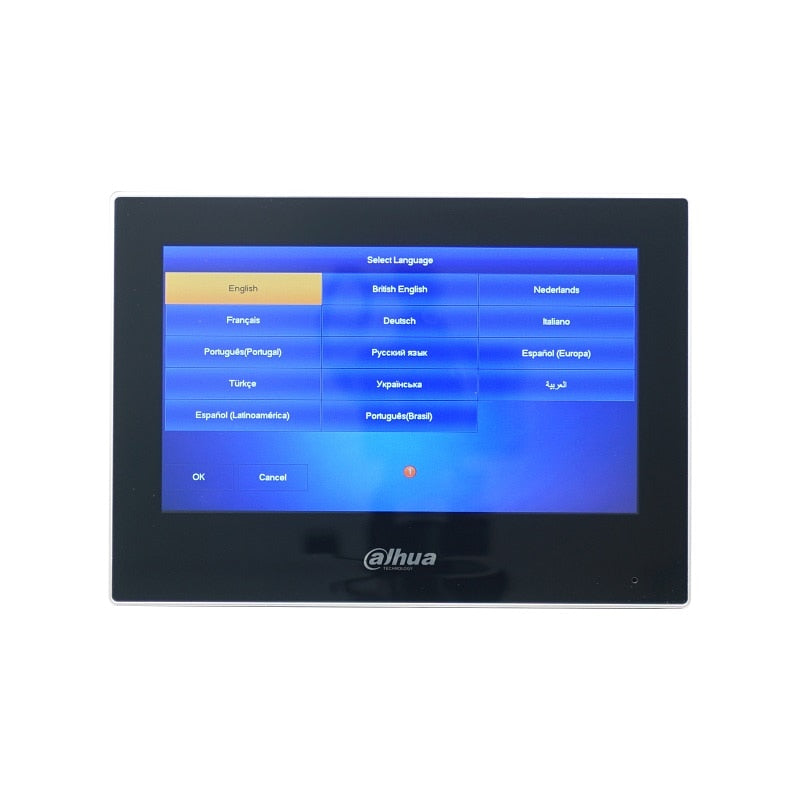 Dahua VTH2621GW-P VTH2621G-P 802.3af PoE 7inch Touch Indoor Monitor, Türklingel Monitor, Video Sprechanlage, Integrierte 32GB SD Karte