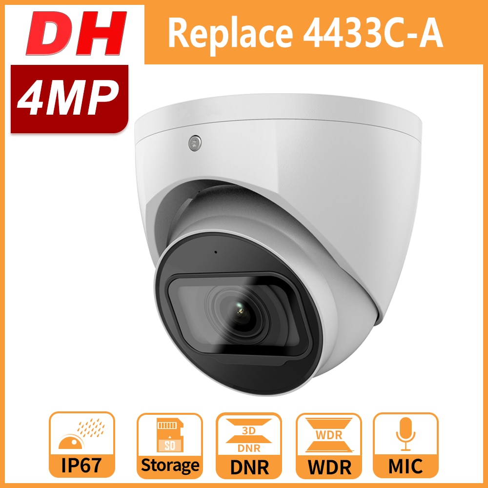 Dahua  HDW4433C-A IP Kamera 4MP PoE IR SD Karte CCTV